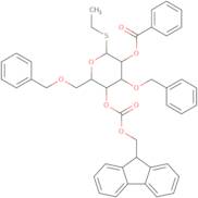 Ethyl 2-O-benzoyl-3,6-di-O-benzyl-4-O-Fmoc-b-D-thioglucopyranoside