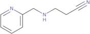 3-{[(Pyridin-2-yl)methyl]amino}propanenitrile