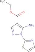 Ethyl 5-amino-1-(1,3-thiazol-2-yl)-1H-pyrazole-4-carboxylate