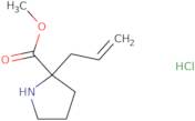 Methyl (2R)-2-allylpyrrolidine-2-carboxylate hydrochloride