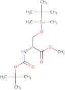 (R)-Methyl 2-((tert-butoxycarbonyl)amino)-3-((tert-butyldimethylsilyl)oxy)propanoate