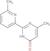 6-Methyl-2-(6-methylpyridin-2-yl)-1H-pyrimidin-4-one