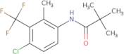 N-[4-Chloro-2-methyl-3-(trifluoromethyl)phenyl]-2,2-dimethylpropanamide