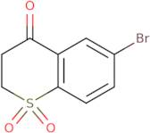 6-Bromo-2,3-dihydrothiochromen-1,1-dioxide-4-one