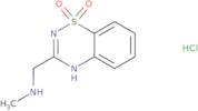1-(1,1-Dioxo-4H-1lambda6,2,4-benzothiadiazin-3-yl)-N-methylmethanamine hydrochloride