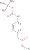 Methyl 2-(4-(tert-butoxycarbonylamino)phenyl)acetate