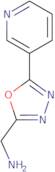 (5-(Pyridin-3-yl)-1,3,4-oxadiazol-2-yl)methanamine ditrifluoroacetate