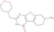 11-Methyl-5-(morpholin-4-ylmethyl)-8-thia-4,6-diazatricyclo[7.4.0.0,2,7]trideca-1(9),2(7),5-trie...