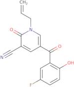 5-(5-Fluoro-2-hydroxybenzoyl)-2-oxo-1-(prop-2-en-1-yl)-1,2-dihydropyridine-3-carbonitrile