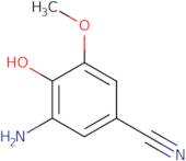 3-Amino-4-hydroxy-5-methoxybenzonitrile