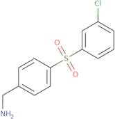 [4-(3-Chlorobenzenesulfonyl)phenyl]methanamine