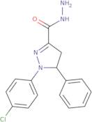 1-(4-Chlorophenyl)-5-phenyl-4,5-dihydro-1H-pyrazole-3-carbohydrazide