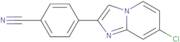 4-(7-Chloroimidazo[1,2-a]pyridin-2-yl)benzonitrile