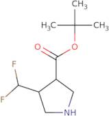 rac-tert-Butyl (3R,4R)-4-(difluoromethyl)pyrrolidine-3-carboxylate