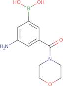 (3-Amino-5-(morpholine-4-carbonyl)phenyl)boronic acid