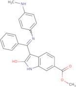 (3Z)-2,3-Dihydro-3-[[[4-(methylamino)phenyl]amino]phenylmethylene]-2-oxo-1H-indole-6-carboxylic acid methyl ester