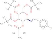 N-(4-Fluorobenzyliden)imino-2,3,4,6-tetra-O-pivaloyl-b-D-glucopyranoside