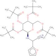 N-(2-Furylacetonitrile)-2,3,4,6-tetra-O-pivaloyl-b-D-glucopyranoside