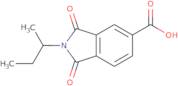 2-(Butan-2-yl)-1,3-dioxo-2,3-dihydro-1H-isoindole-5-carboxylic acid