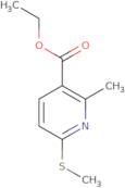 Ethyl 2-methyl-6-(methylthio)nicotinate