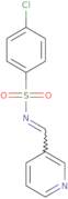 4-Chloro-N-(pyridin-3-ylmethylidene)benzene-1-sulfonamide