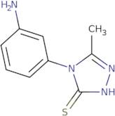 4-(3-Aminophenyl)-5-methyl-4H-1,2,4-triazole-3-thiol