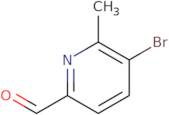 5-Bromo-6-methylpicolinaldehyde