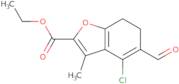 2-Benzofurancarboxylic acid, 4-chloro-5-formyl-6,7-dihydro-3-methyl-, ethyl ester