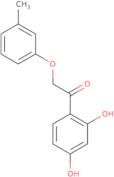 1-(2,4-Dihydroxyphenyl)-2-(3-methylphenoxy)ethan-1-one