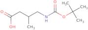 4-{[(tert-Butoxy)carbonyl]amino}-3-methylbutanoic acid