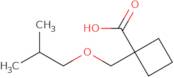 1-(2-Methylpropoxymethyl)cyclobutane-1-carboxylic acid