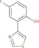 4-Fluoro-2-(1,3-thiazol-4-yl)phenol