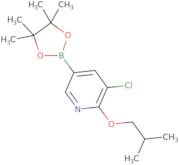 3-chloro-2-(2-methylpropoxy)-5-(tetramethyl-1,3,2-dioxaborolan-2-yl)pyridine