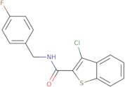 3-Chloro-N-[(4-fluorophenyl)methyl]-1-benzothiophene-2-carboxamide