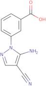 3-(5-Amino-4-cyano-1H-pyrazol-1-yl)benzoic acid