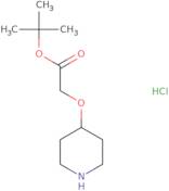 tert-Butyl 2-(piperidin-4-yloxy)acetate hydrochloride