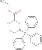 3-Ethoxycarbonyl-1-triphenylmethylpiperazine