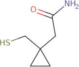 2-[1-(Sulfanylmethyl)cyclopropyl]acetamide