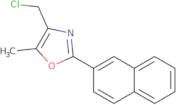 4-(Chloromethyl)-5-methyl-2-(naphthalen-2-yl)-1,3-oxazole