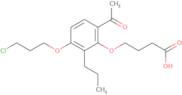 4-[6-Acetyl-3-(3-chloropropoxy)-2-propylphenoxy]butanoic acid