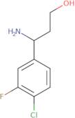 3-Amino-3-(4-chloro-3-fluorophenyl)propan-1-ol