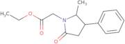 Ethyl 2-(2-methyl-5-oxo-3-phenylpyrrolidin-1-yl)acetate