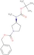 benzyl (3s)-3-{[(tert-butoxy)carbonyl](methyl)aminopyrrolidine-1-carboxylate