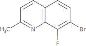 7-Bromo-8-fluoro-2-methylquinoline