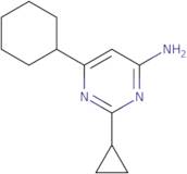 6-Cyclohexyl-2-cyclopropylpyrimidin-4-amine