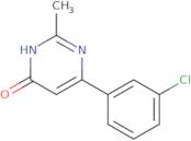 4-Hydroxy-6-(3-chlorophenyl)-2-methylpyrimidine