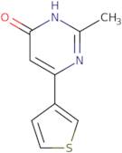 2-Methyl-6-(thiophen-3-yl)pyrimidin-4-ol