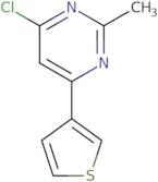 4-Chloro-2-methyl-6-(thiophen-3-yl)pyrimidine