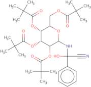 N-[2-(2'-Hydroxyphenylacetonitrile)]-2,3,4,6-tetra-O-pivaloyl-D-glucopyranoside