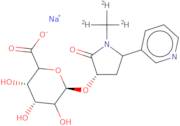 trans-3'-Hydroxycotinine-O-b-D-glucuronide D3 sodium salt